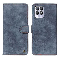 Funda de Cuero Cartera con Soporte Carcasa N03P para Realme Narzo 50 4G Azul