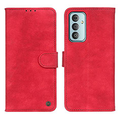 Funda de Cuero Cartera con Soporte Carcasa N03P para Samsung Galaxy M13 4G Rojo