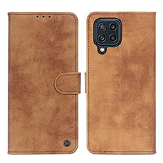 Funda de Cuero Cartera con Soporte Carcasa N03P para Samsung Galaxy M32 4G Marron