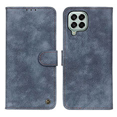 Funda de Cuero Cartera con Soporte Carcasa N03P para Samsung Galaxy M33 5G Azul