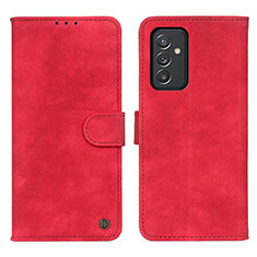 Funda de Cuero Cartera con Soporte Carcasa N03P para Samsung Galaxy Quantum2 5G Rojo