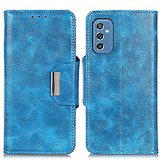 Funda de Cuero Cartera con Soporte Carcasa N04P para Samsung Galaxy M52 5G Azul Cielo