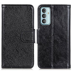 Funda de Cuero Cartera con Soporte Carcasa N05P para Samsung Galaxy M13 4G Negro