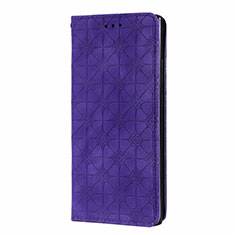 Funda de Cuero Cartera con Soporte Carcasa N06 para Samsung Galaxy Note 20 Ultra 5G Morado