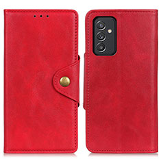 Funda de Cuero Cartera con Soporte Carcasa N06P para Samsung Galaxy A15 5G Rojo