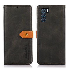 Funda de Cuero Cartera con Soporte Carcasa N07P para Oppo K9 Pro 5G Negro