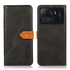 Funda de Cuero Cartera con Soporte Carcasa N07P para Xiaomi Mi 11 Ultra 5G Negro