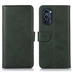 Funda de Cuero Cartera con Soporte Carcasa N08P para Motorola Moto G52j 5G Verde