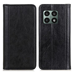 Funda de Cuero Cartera con Soporte Carcasa N08P para OnePlus 10 Pro 5G Negro
