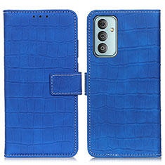 Funda de Cuero Cartera con Soporte Carcasa N08P para Samsung Galaxy M13 4G Azul