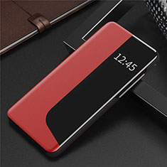 Funda de Cuero Cartera con Soporte Carcasa N09 para Huawei P40 Pro Rojo