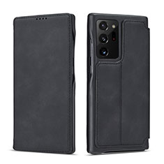 Funda de Cuero Cartera con Soporte Carcasa N09 para Samsung Galaxy Note 20 Ultra 5G Negro