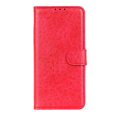 Funda de Cuero Cartera con Soporte Carcasa N12 para Huawei P40 Pro+ Plus Rojo