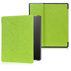 Funda de Cuero Cartera con Soporte Carcasa para Amazon Kindle Oasis 7 inch Verde