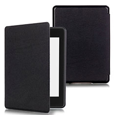 Funda de Cuero Cartera con Soporte Carcasa para Amazon Kindle Paperwhite 6 inch Negro
