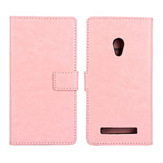 Funda de Cuero Cartera con Soporte Carcasa para Asus Zenfone 5 Rosa