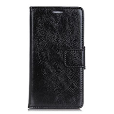 Funda de Cuero Cartera con Soporte Carcasa para HTC U11 Life Negro