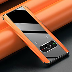 Funda de Cuero Cartera con Soporte Carcasa para Huawei Honor 60 Pro 5G Naranja