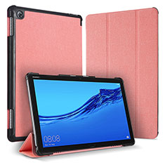 Funda de Cuero Cartera con Soporte Carcasa para Huawei MediaPad M5 Lite 10.1 Rosa