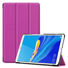 Funda de Cuero Cartera con Soporte Carcasa para Huawei MediaPad M6 8.4 Morado