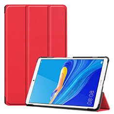 Funda de Cuero Cartera con Soporte Carcasa para Huawei MediaPad M6 8.4 Rojo