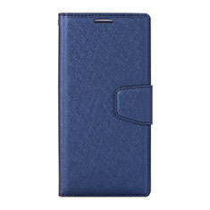 Funda de Cuero Cartera con Soporte Carcasa para Huawei Nova 3e Azul