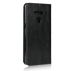 Funda de Cuero Cartera con Soporte Carcasa para LG V50 ThinQ 5G Negro