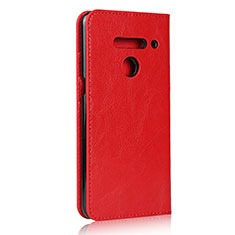 Funda de Cuero Cartera con Soporte Carcasa para LG V50 ThinQ 5G Rojo