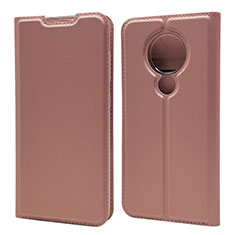 Funda de Cuero Cartera con Soporte Carcasa para Nokia 7.2 Oro Rosa