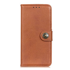 Funda de Cuero Cartera con Soporte Carcasa para Oppo A93 Marron Claro