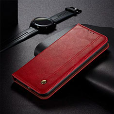 Funda de Cuero Cartera con Soporte Carcasa para Realme 5 Pro Rojo