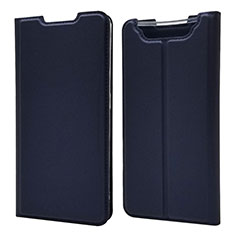 Funda de Cuero Cartera con Soporte Carcasa para Samsung Galaxy A80 Azul