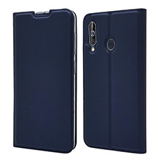 Funda de Cuero Cartera con Soporte Carcasa para Samsung Galaxy M40 Azul