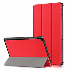 Funda de Cuero Cartera con Soporte Carcasa para Samsung Galaxy Tab S5e 4G 10.5 SM-T725 Rojo