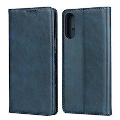 Funda de Cuero Cartera con Soporte Carcasa para Sony Xperia L4 Azul