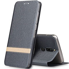 Funda de Cuero Cartera con Soporte Carcasa para Xiaomi Redmi 8 Gris