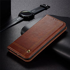 Funda de Cuero Cartera con Soporte Carcasa para Xiaomi Redmi 9C Marron