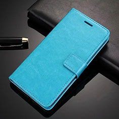 Funda de Cuero Cartera con Soporte Carcasa para Xiaomi Redmi K30 4G Cian