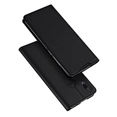 Funda de Cuero Cartera con Soporte Carcasa para Xiaomi Redmi Note 7 Pro Negro