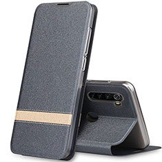 Funda de Cuero Cartera con Soporte Carcasa para Xiaomi Redmi Note 8 Gris