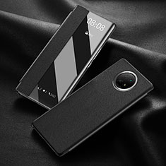 Funda de Cuero Cartera con Soporte Carcasa para Xiaomi Redmi Note 9T 5G Negro
