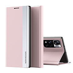 Funda de Cuero Cartera con Soporte Carcasa Q01H para Xiaomi Mi 11i 5G (2022) Oro Rosa