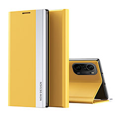 Funda de Cuero Cartera con Soporte Carcasa Q01H para Xiaomi Mi 11X 5G Amarillo
