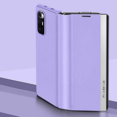 Funda de Cuero Cartera con Soporte Carcasa Q01H para Xiaomi Mix Fold 5G Morado