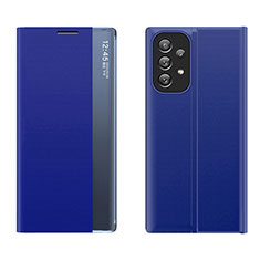 Funda de Cuero Cartera con Soporte Carcasa Q02H para Samsung Galaxy A33 5G Azul