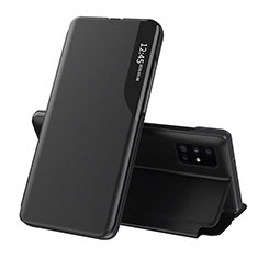 Funda de Cuero Cartera con Soporte Carcasa QH1 para Samsung Galaxy A51 5G Negro