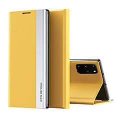 Funda de Cuero Cartera con Soporte Carcasa QH1 para Samsung Galaxy A53 5G Amarillo