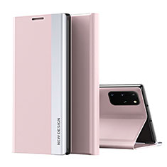 Funda de Cuero Cartera con Soporte Carcasa QH1 para Samsung Galaxy A53 5G Oro Rosa
