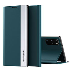 Funda de Cuero Cartera con Soporte Carcasa QH1 para Samsung Galaxy S20 Plus 5G Verde