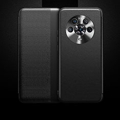 Funda de Cuero Cartera con Soporte Carcasa QK1 para Huawei Honor Magic4 5G Negro